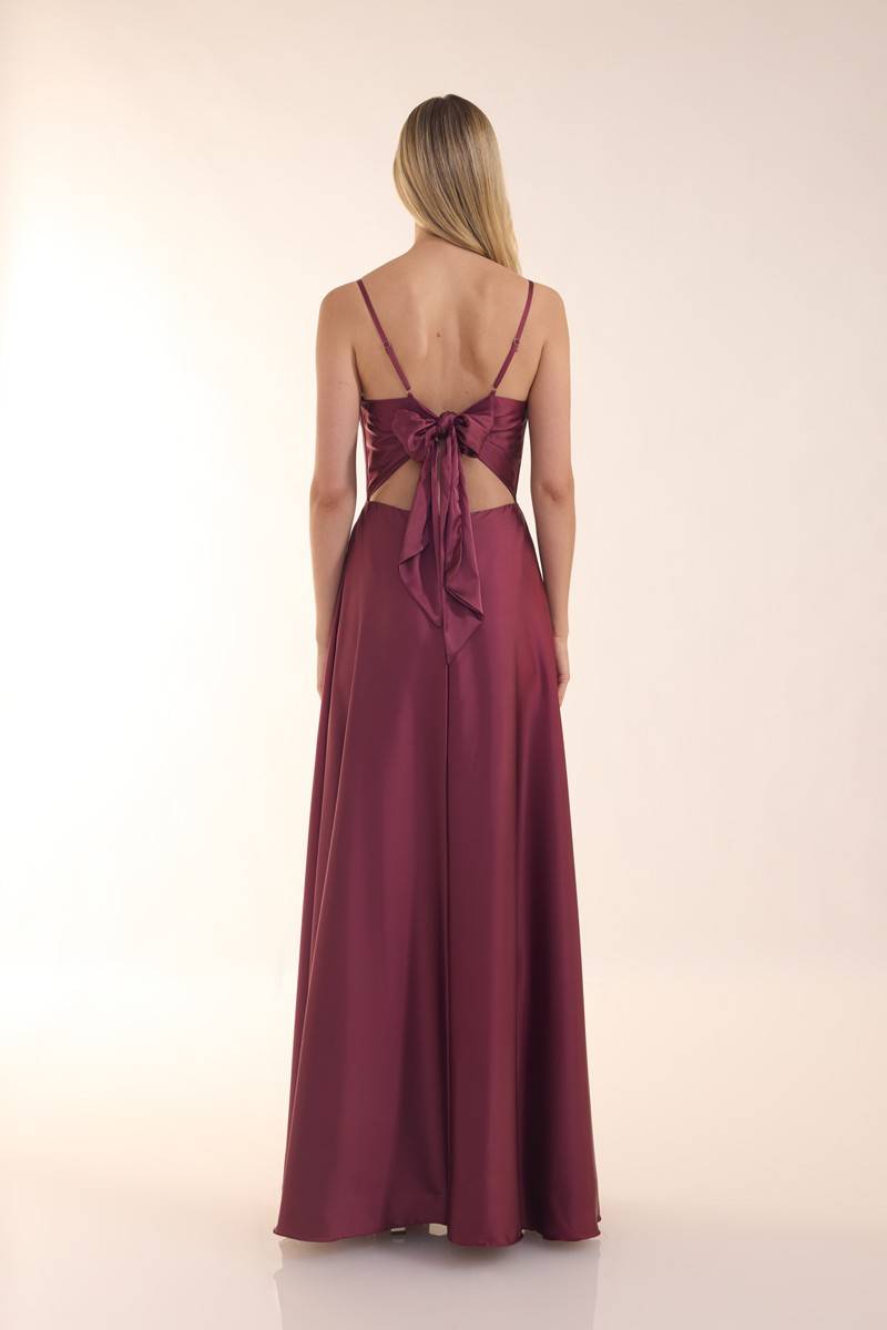 Laona ICONIC BOW DRESS Maxikleid aus Satin Begrenzte Freigabe