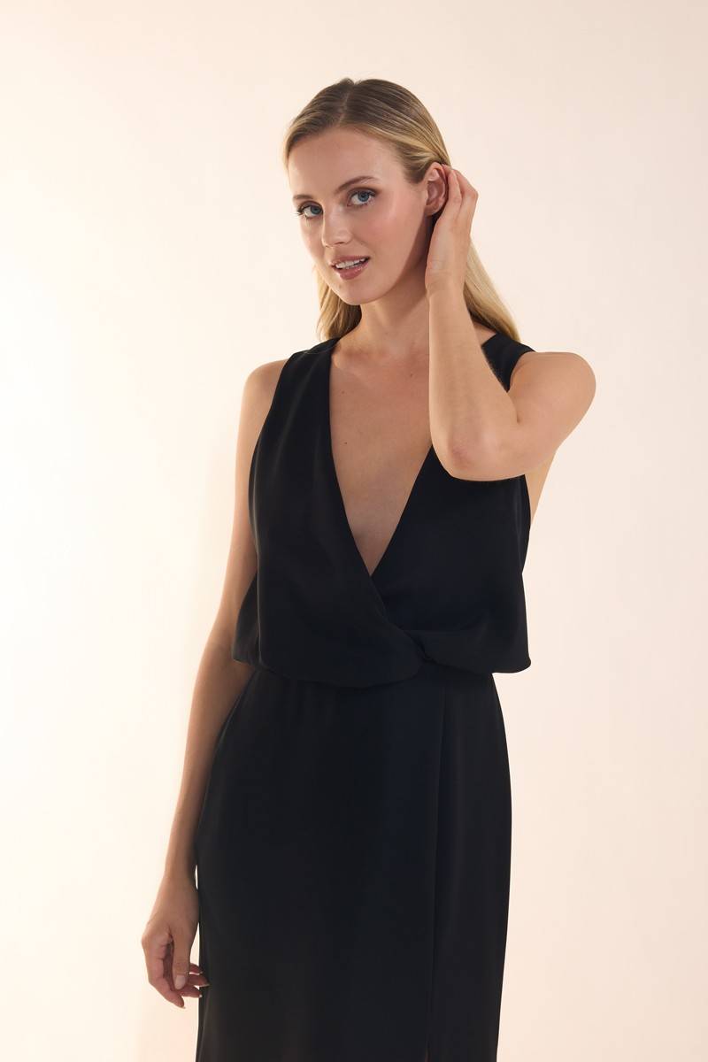 Laona TRUEST ROMANCE DRESS Maxikleid aus Satin Bis zu 65% Rabatt