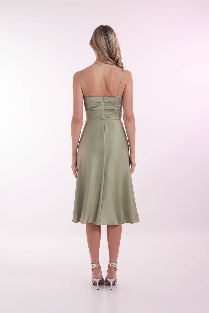 Laona DESERT FLOWER DRESS Midikleid mit Drapierung Black Friday Preise