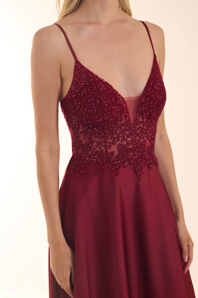Laona STOLE YOUR HEART DRESS Maxikleid aus Satin Rabatte dieses Monats