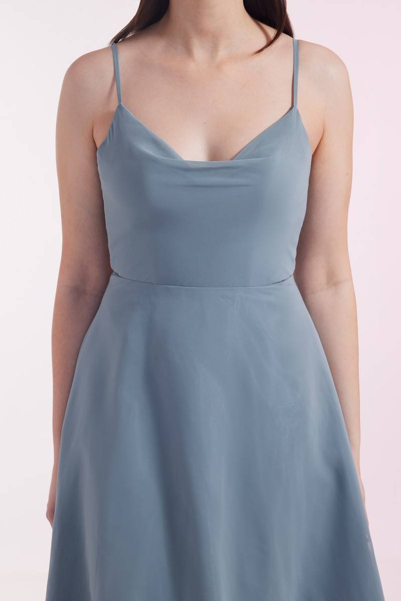 Laona SWEET BOW DRESS Vokuhila-Kleid mit Schleife aus Chiffon Schlussverkauf