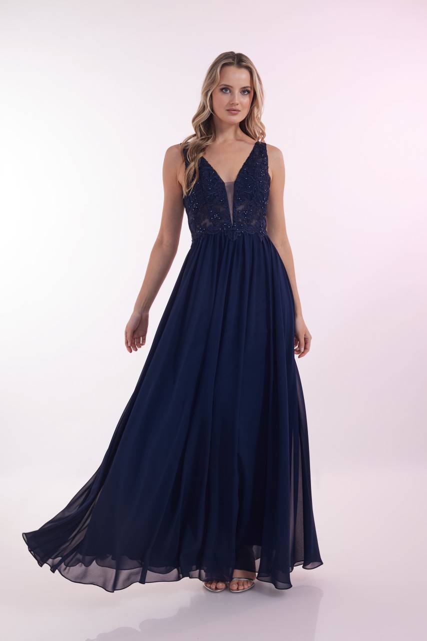 Laona BLOSSOM DRESS Besticktes Maxikleid aus Chiffon Jubiläumsangebot