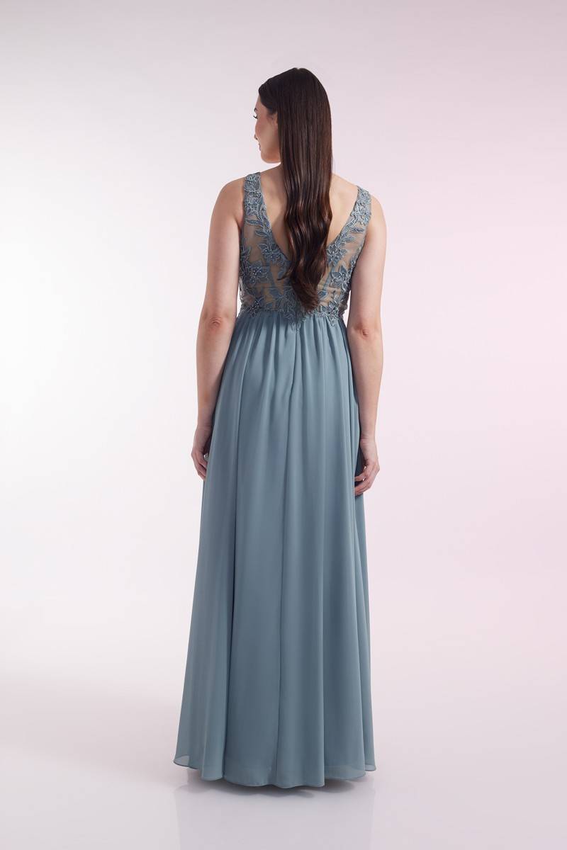 Laona BLOSSOM DRESS Besticktes Maxikleid aus Chiffon Heißer Verkauf