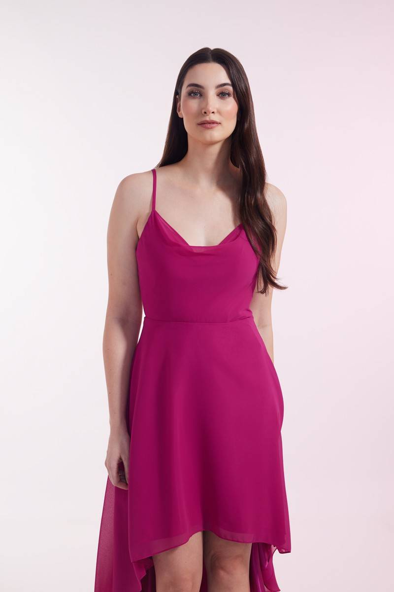 Laona SWEET BOW DRESS Vokuhila-Kleid mit Schleife aus Chiffon Exklusive Angebote
