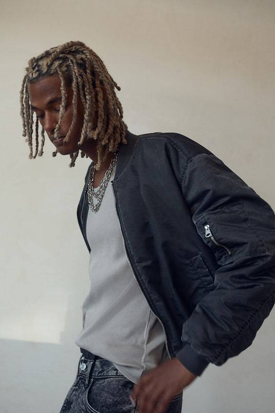 HM Oversized Pilotenjacke im Washed-Look Zeitbegrenzte Promotion