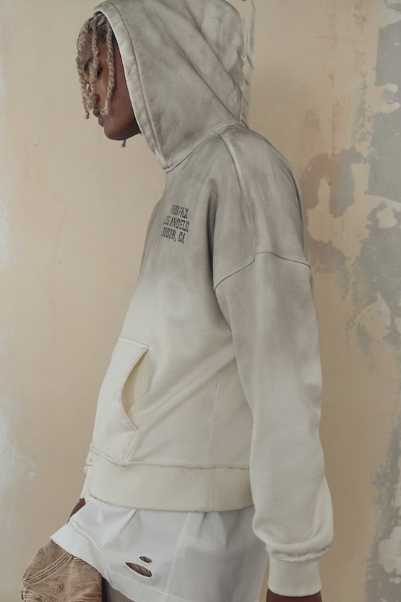 HM Bedruckter Hoodie in Oversized Fit Bis zu 60% Rabatt