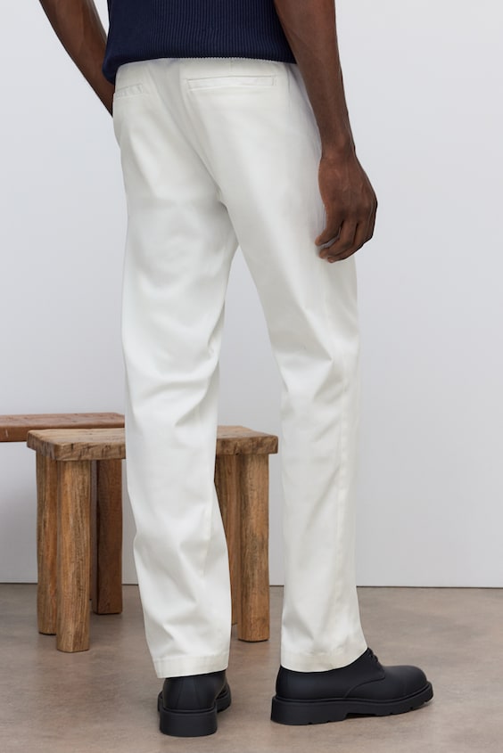 HM Baumwollchino in Regular Fit Sonderangebot der Fabrik