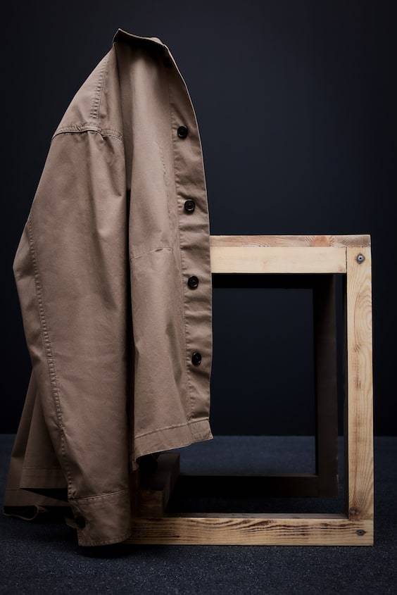HM Overshirt aus Twill in Regular Fit Clearance-Verkauf