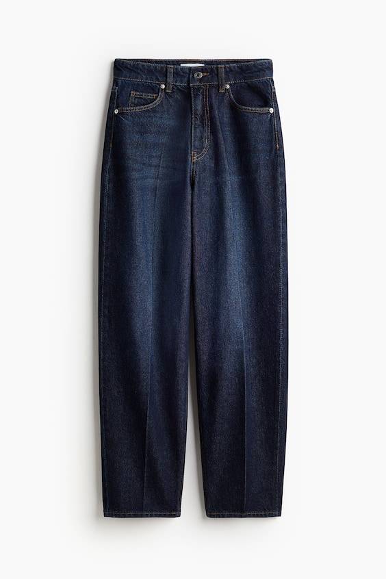 HM Schmal zulaufende Jeans Bügelfalten Rabatte dieses Monats