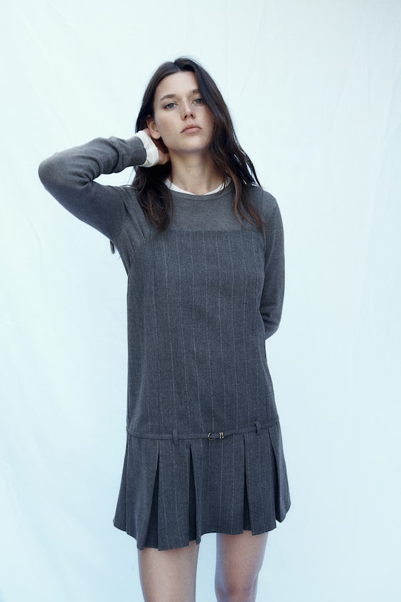HM Trägerkleid mit Faltenrock Günstiger Verkauf