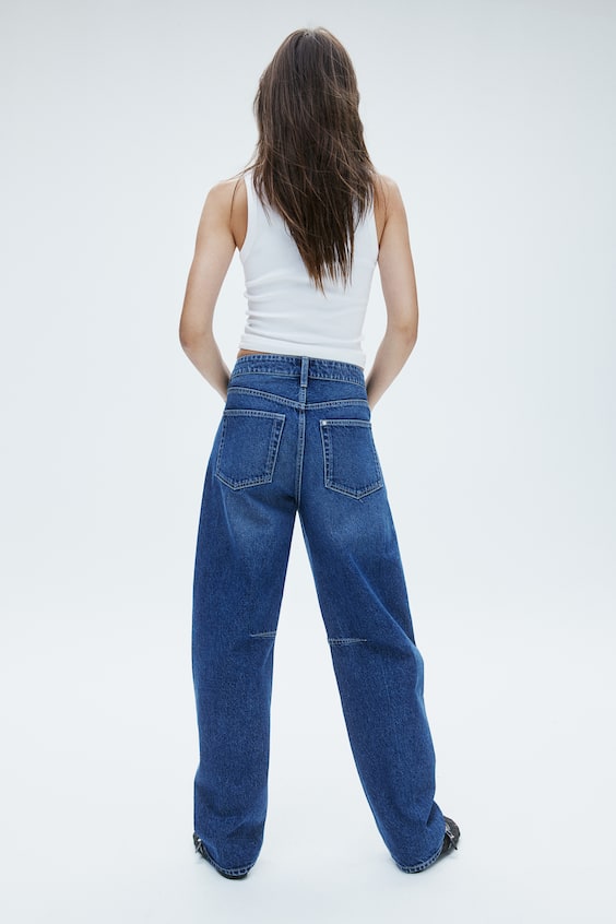 HM Super Barrel Regular Jeans Fabrikverkauf