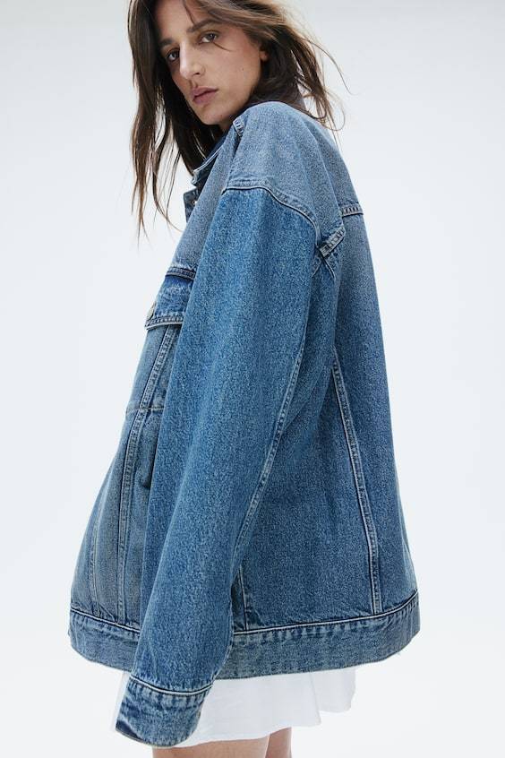 HM Oversized Jeansjacke Fabrik Onlineshop