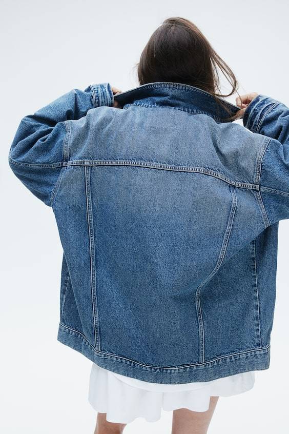 HM Oversized Jeansjacke Fabrik Onlineshop