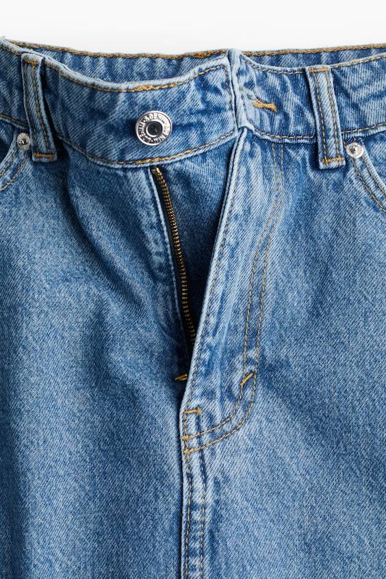 HM Ausgestellter Denimrock Fabrikpreis