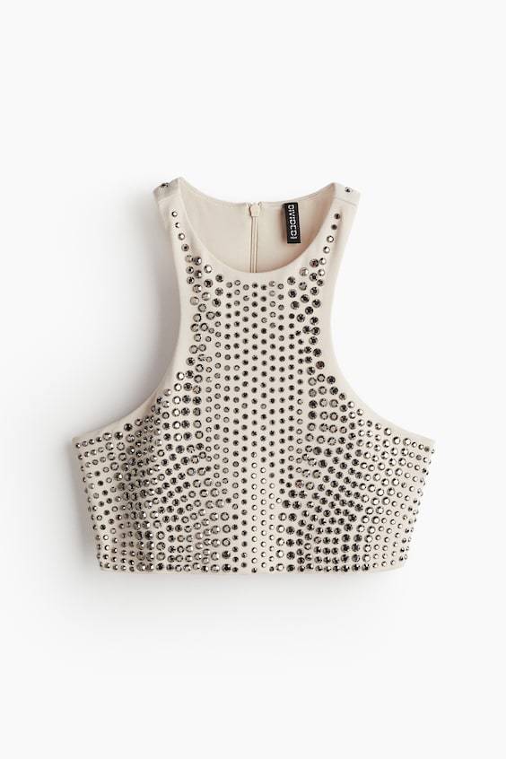 HM Studded crop top Versandkostenfrei
