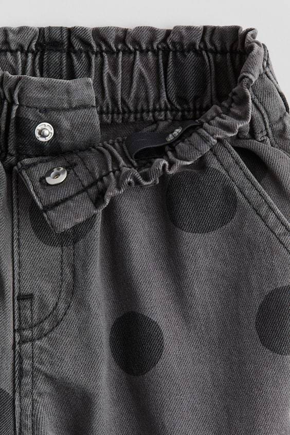 HM Patterned Wide Leg Jeans Clearance-Verkauf