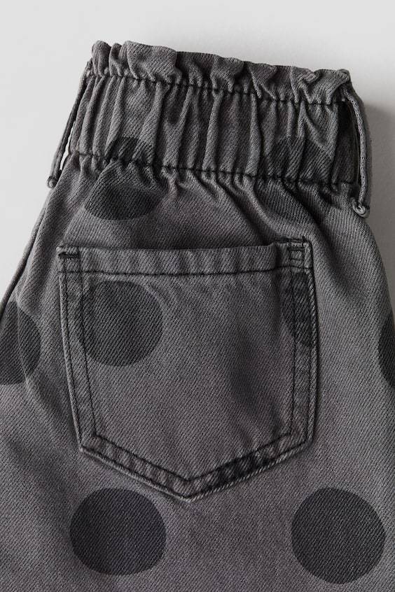 HM Patterned Wide Leg Jeans Clearance-Verkauf