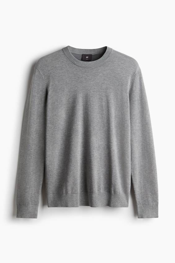 HM Feinstrickpullover Slim Fit Flash Sale