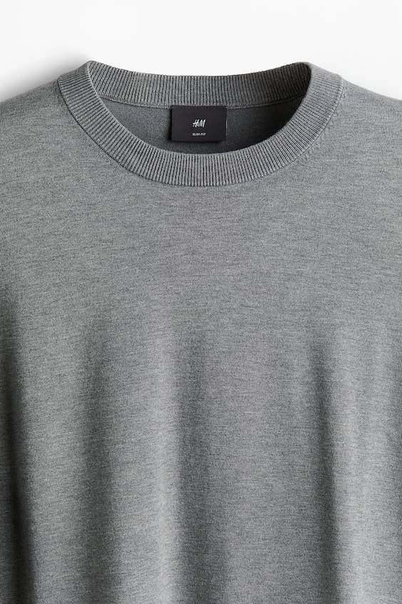 HM Feinstrickpullover Slim Fit Flash Sale