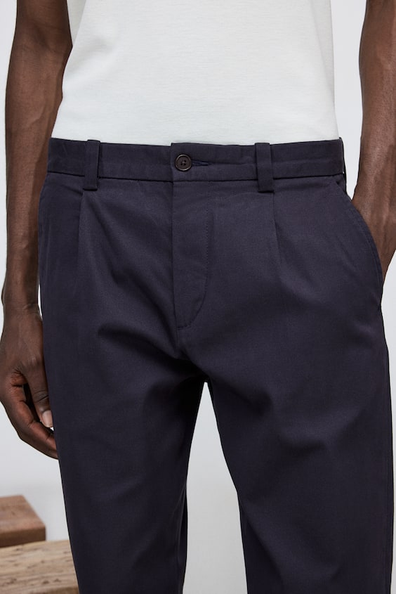 HM Baumwollchino in Regular Fit Exklusivangebot