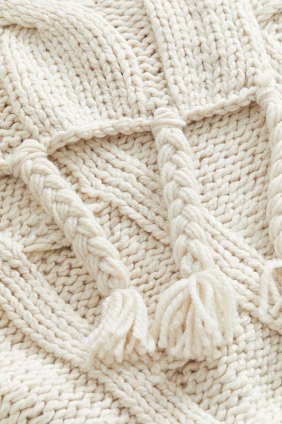 HM Plaid mit Quasten Blitzangebot
