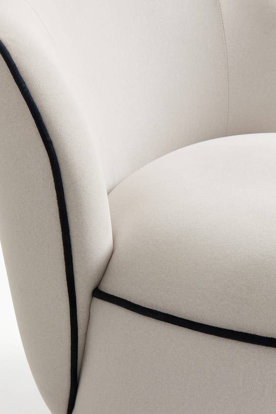 HM Piping-detail lounge chair Letzte 2 Tage