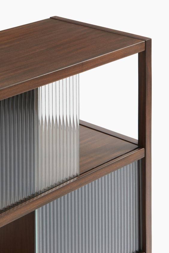 HM Holzschrank mit Glastüren Bis zu 60% Rabatt
