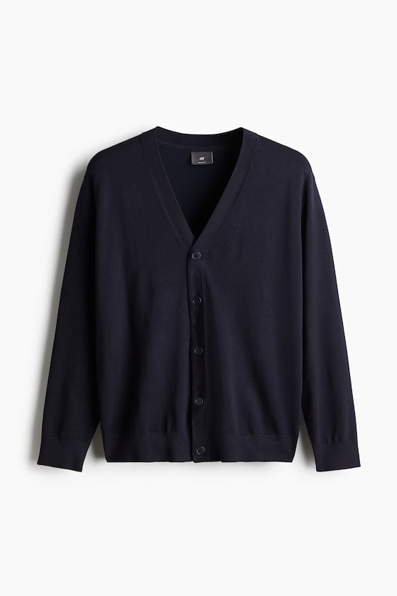 HM Feinstrick-Cardigan in Regular Fit zollfrei