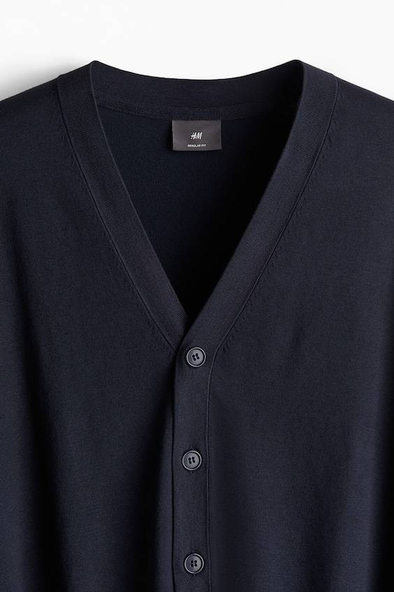 HM Feinstrick-Cardigan in Regular Fit zollfrei