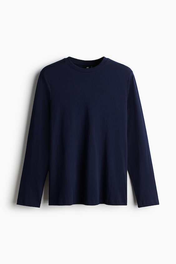 HM Jerseyshirt in Regular Fit Weihnachtsangebot