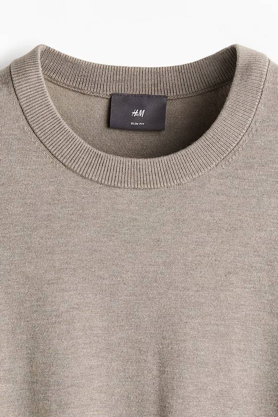 HM Feinstrickpullover Slim Fit Zeitlich begrenztes Angebot