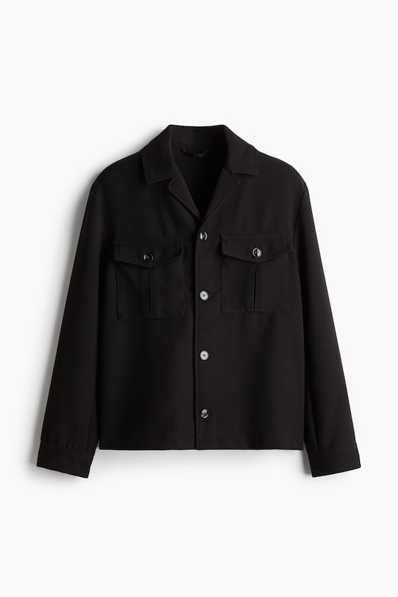 HM Twill-Shacket in Regular Fit Nur für heute