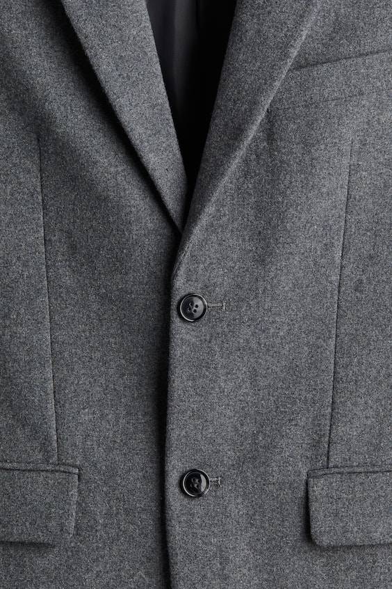 HM Jackett aus Wollmischung in Regular Fit Discount Store für neue Produkte