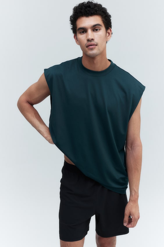HM Loose Fit Sports vest top in DryMove™ Super Rabatt