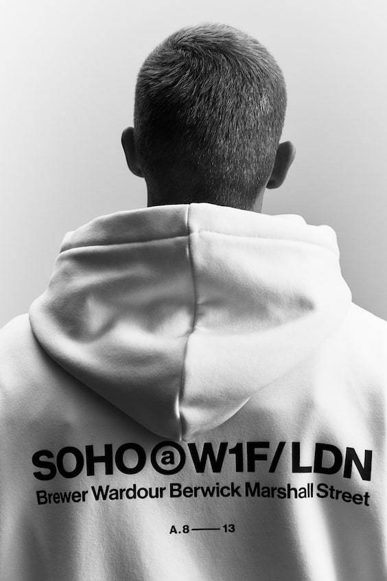 HM Bedruckter Hoodie in Oversized Fit Begrenzt auf 3 Tage