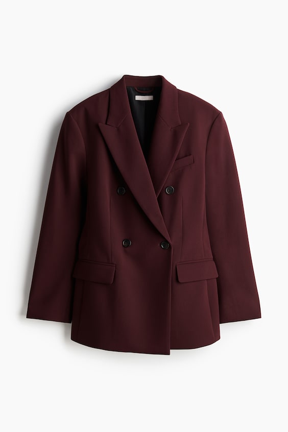 HM Zweireihiger Sanduhr-Blazer Blitzverkäufe