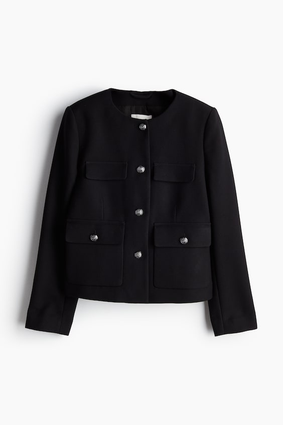 HM Blazer mit goldfarbenen Knöpfen Limitierter Zeitrabatt