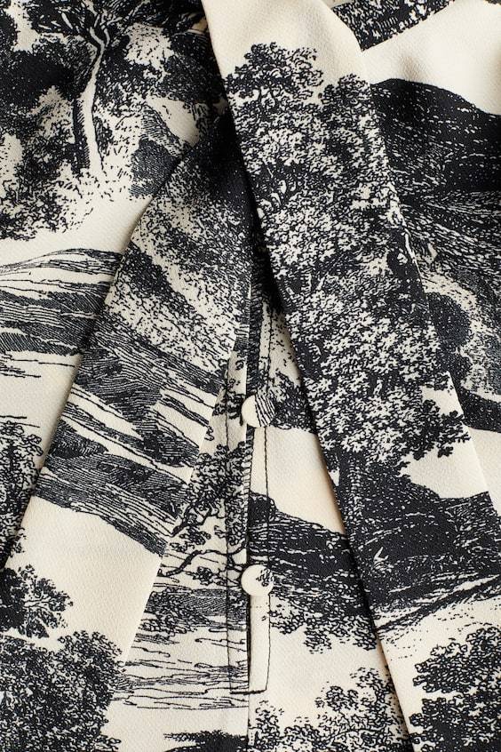 HM Kleid mit Bindekragen Fabrik Onlineshop