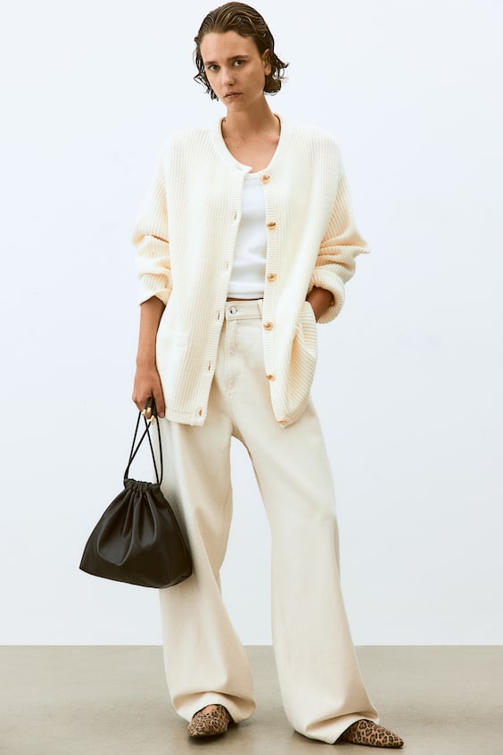HM Cardigan in Rippstrick Online Shopping