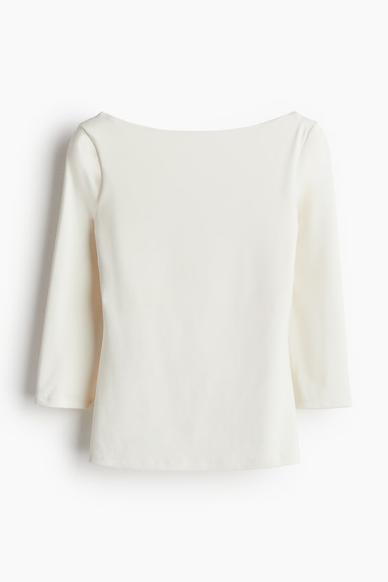 HM Shirt mit U-Boot-Ausschnitt Exklusivangebot