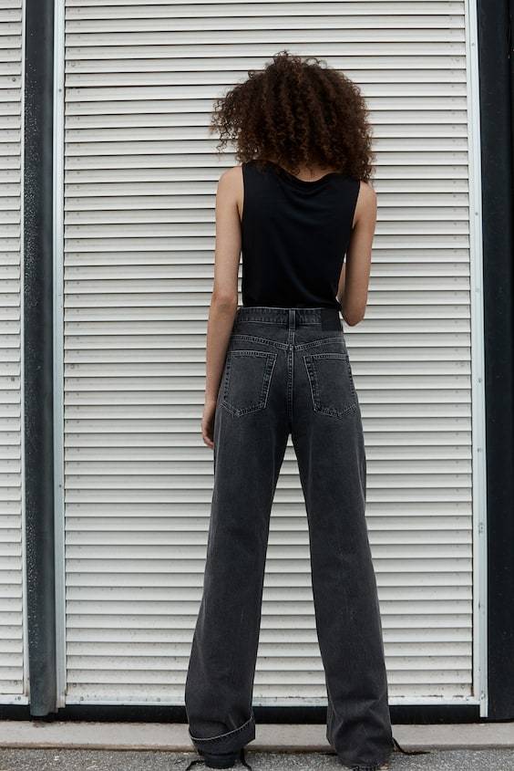 HM Wide High Jeans Preisnachlass