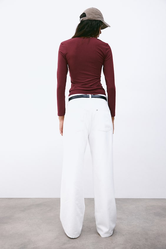HM Langarmshirt aus Jersey Online Outlet