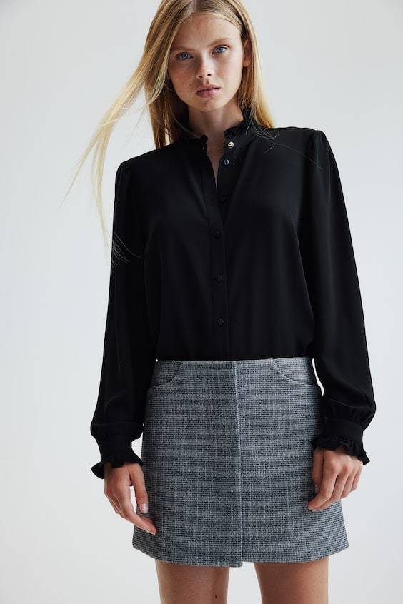 HM Bluse mit Volants Bestseller