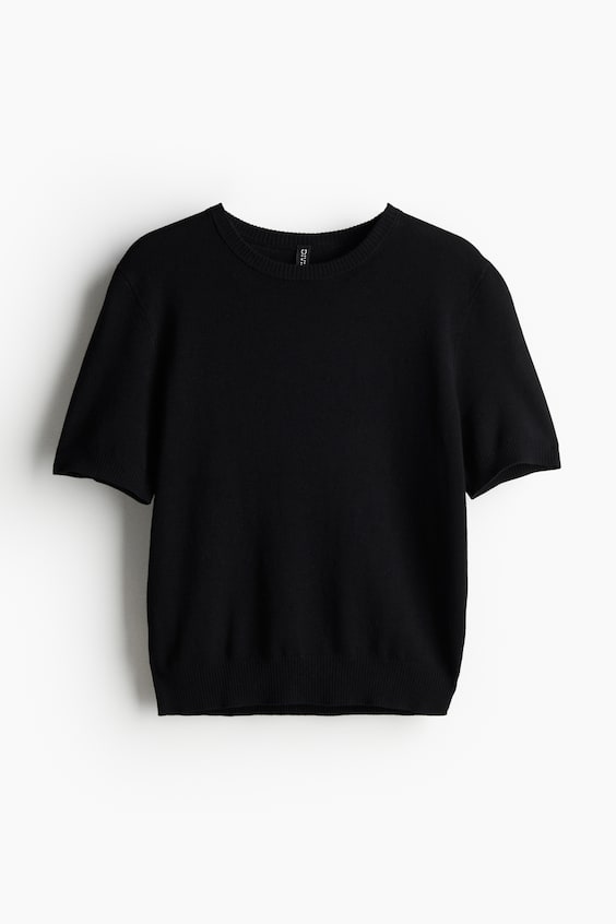 HM T-Shirt aus Feinstrick Kauf eins, bekomm eins gratis