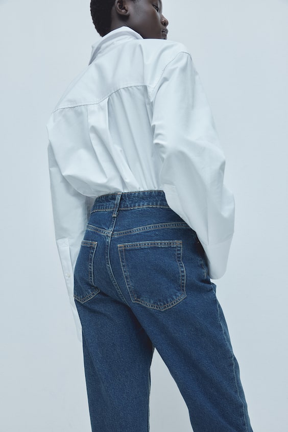 HM Slim Mom High Ankle Jeans Bis zu 65% Rabatt