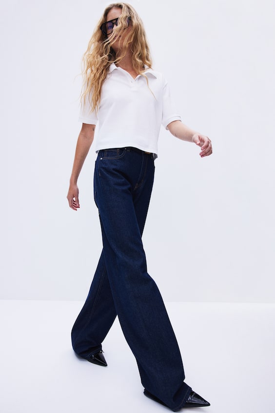 HM Wide High Jeans Vierteljährliche Förderung