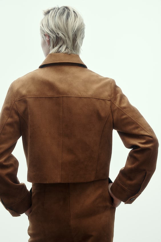 HM Jacke aus einem angerauten Stoff Discount Store für neue Produkte