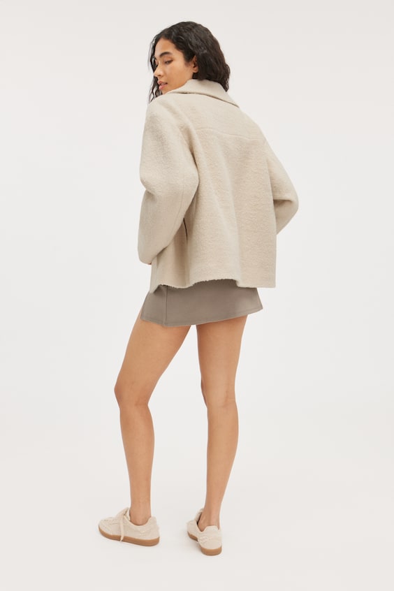 HM Einreihige Jacke aus Wollmischung Super Rabatt