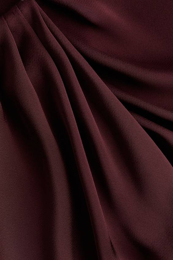 HM Satinbluse mit Faltendetail 50% Rabatt mit kostenlosem Versand