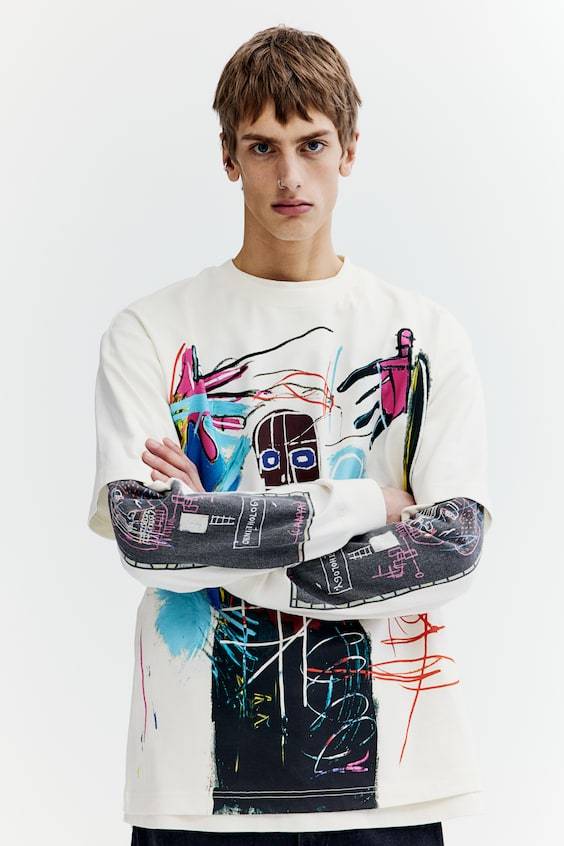 HM Baumwoll-T-Shirt in Relaxed Fit Online